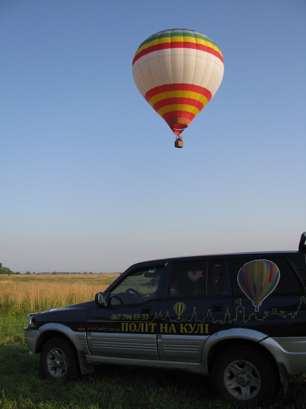 Полет на воздушном шаре в Ивано-Франковск